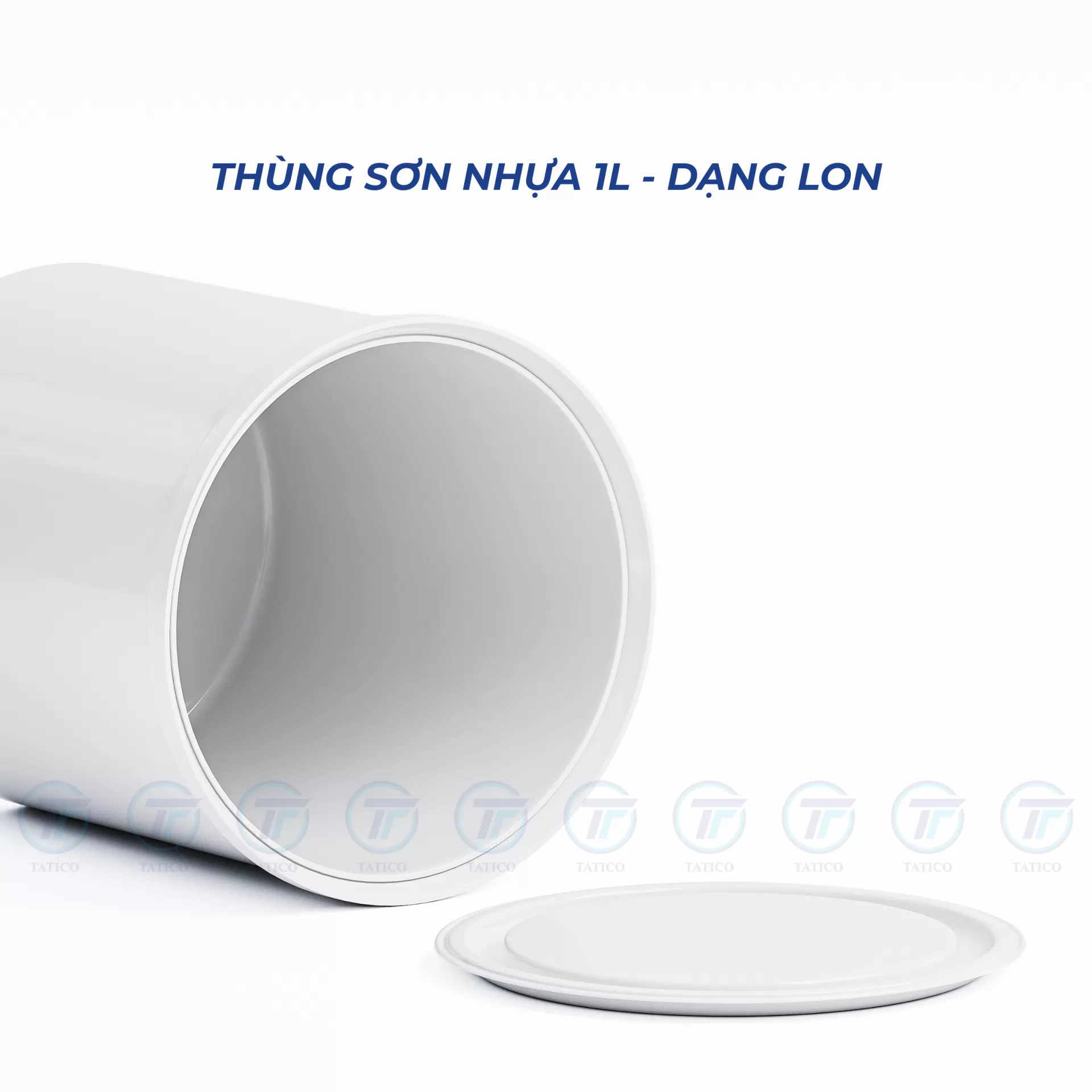 Vỏ thùng sơn nhựa 1L (dạng lon)
